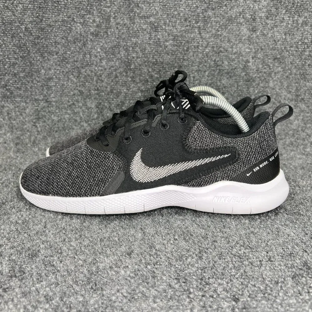 Nike Flex Experience Run 10 Shoes Womens 10 Black Grey Athletic Running Sneakers